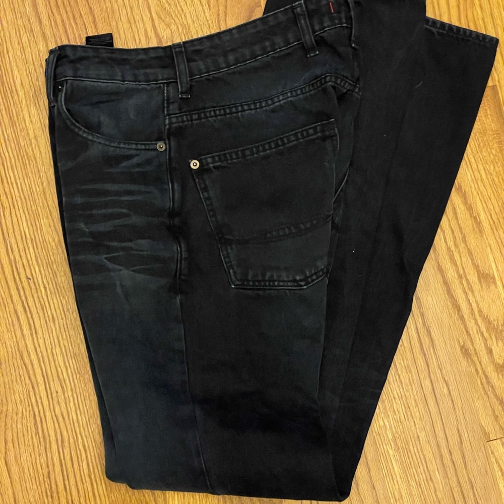NWOT Ted Baker blue straight leg, 5 pocket jeans - 30 x 33